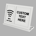 Large Custom NFC Table Sign