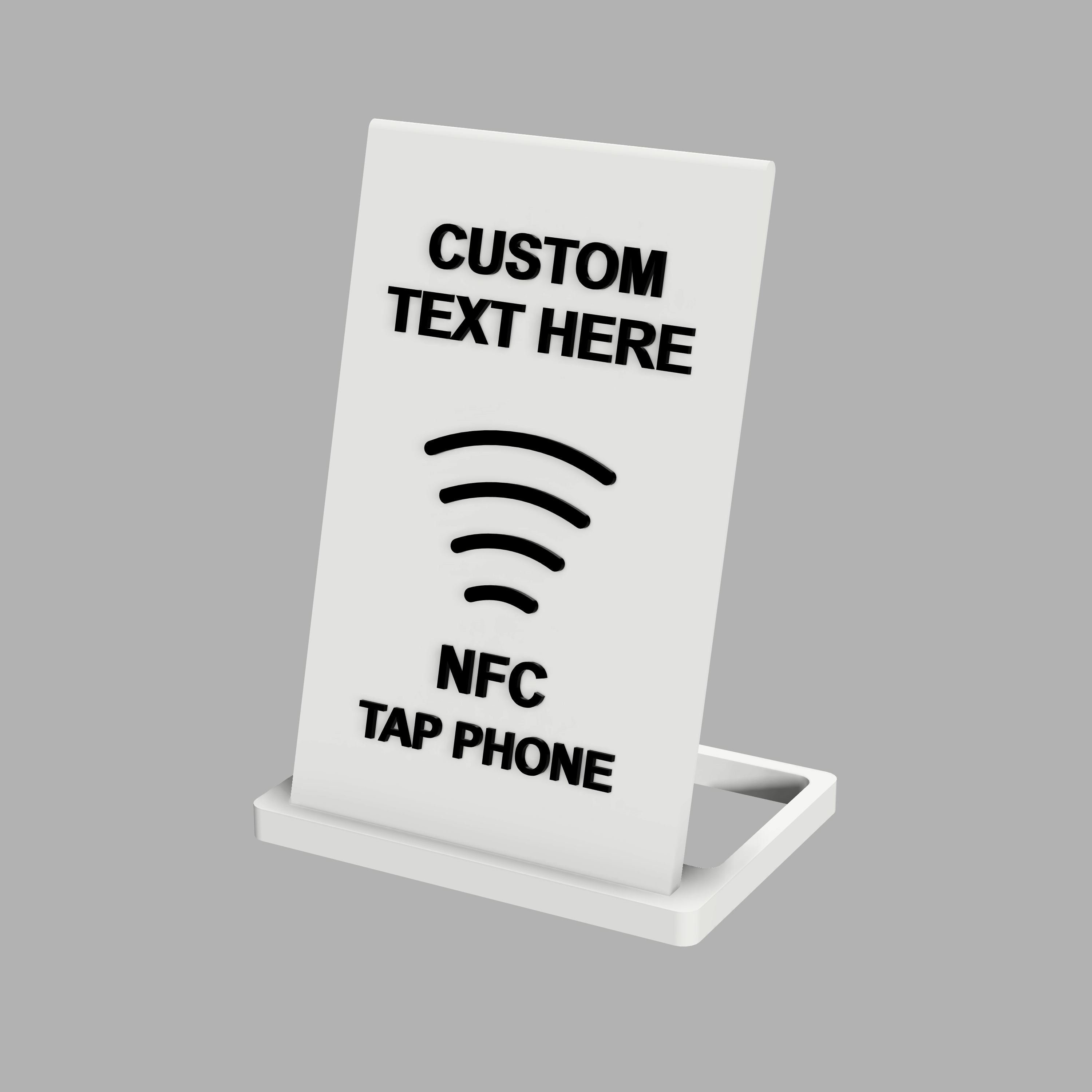 Custom NFC Table Sign