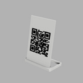 QR Code Table Stand – 3D Printed Display