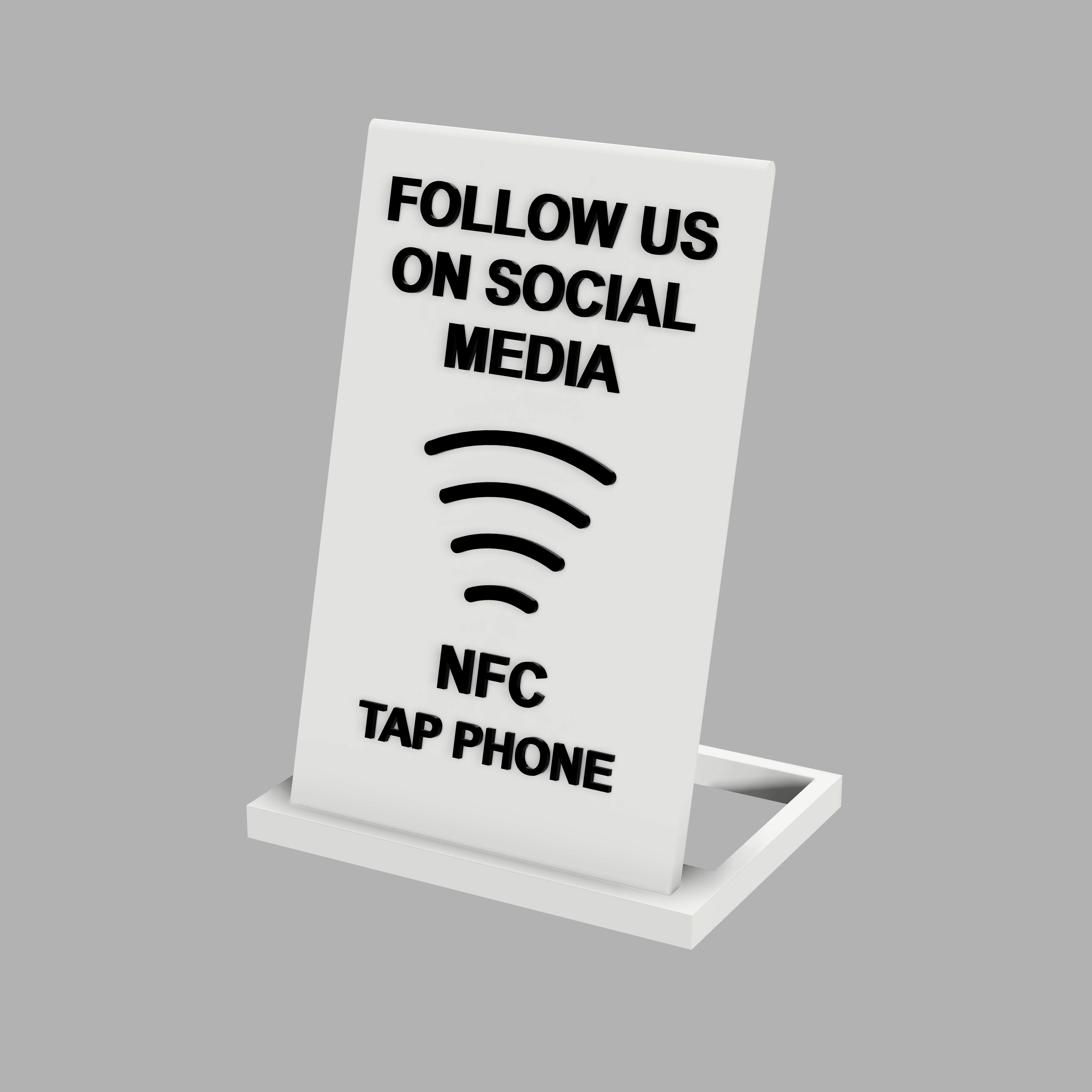NFC Table Sign